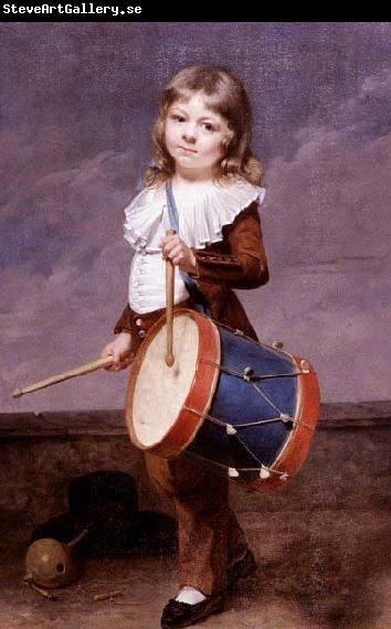 Martin  Drolling Portrait of the Artist's Son as a Drummer